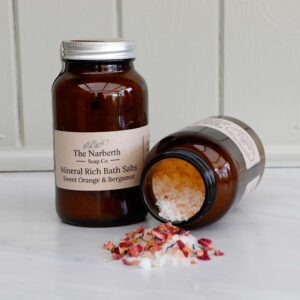 Bath Salts & Jar (Sweet Orange & Bergamot)